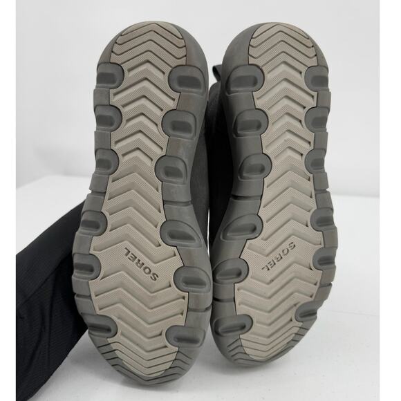 Sorel Gray Quarry Grill Explorer II Waterproof Leather/Suede Booties Size 9.5 - Picture 7 of 7